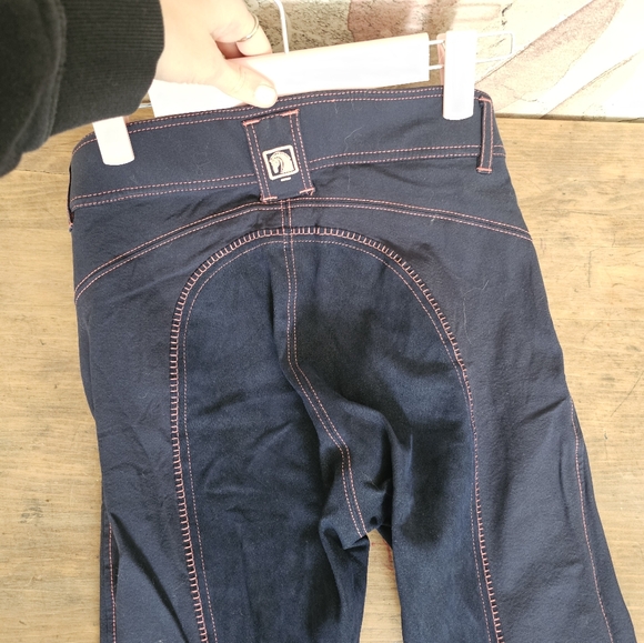 Romfh 'Sarafina' Full Seat Breeches in Navy, Women's 26 R - Picture 8 of 9